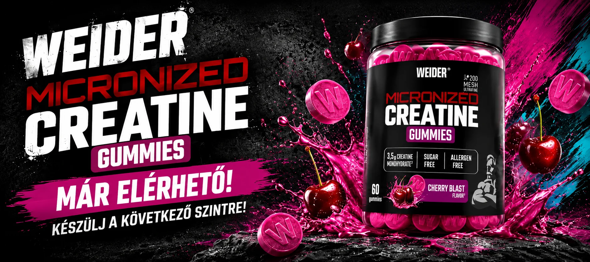 Weider táplálékkiegészítők a Mastery.hu-n – BCAA, kreatin és Mega Mass a maximális teljesítményért