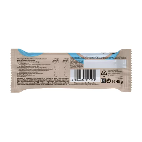 Weider Joe’s Core Bar fehérje szelet - 45g - kókusz-fehércsoki