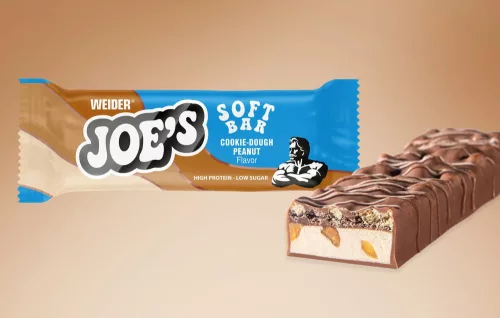 Weider Joe’s Soft Bar fehérje szelet - 50g - sütis-mogyoró