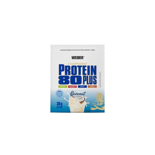 Weider Protein 80 Plus fehérjepor - 50x30 g - kókusz