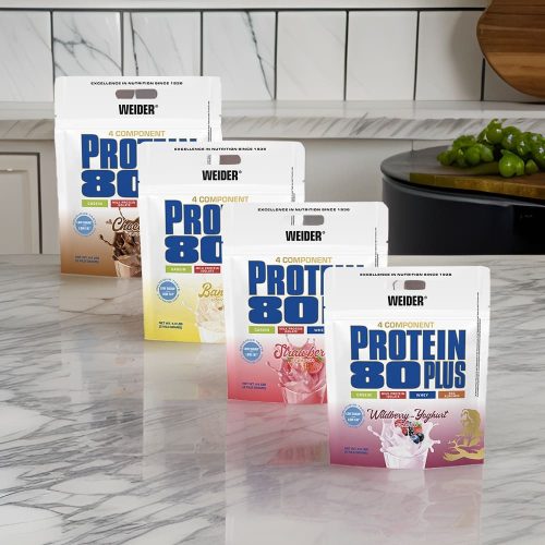 Weider Protein 80 Plus fehérjepor - 2 kg - eper