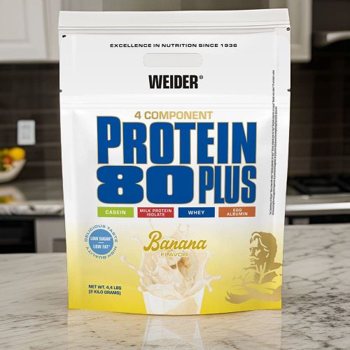Weider Protein 80 Plus fehérjepor - 2 kg - banán