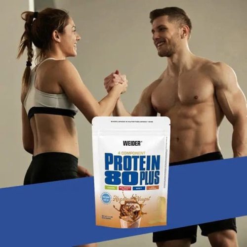 Weider Protein 80 Plus fehérjepor - 500 g - erdeigyümölcs-joghurt