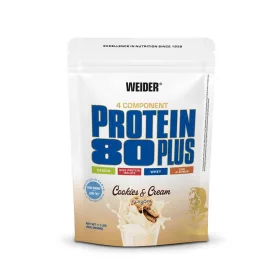 Weider Protein 80 Plus fehérjepor - 500 g - keksz-tejszín