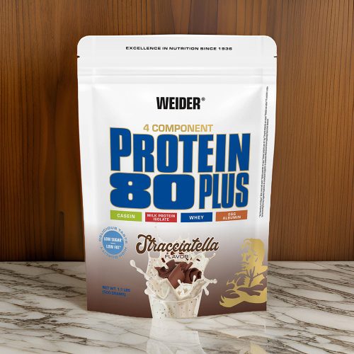 Weider Protein 80 Plus fehérjepor - 500 g - sztracsatella