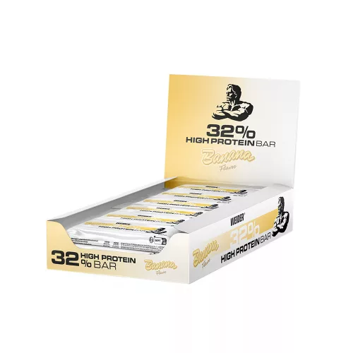Weider 32% Protein Bar fehérje szelet - 60 g - banán