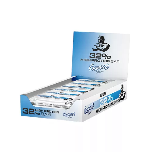 Weider 32% Protein Bar fehérje szelet - 60 g - kókusz
