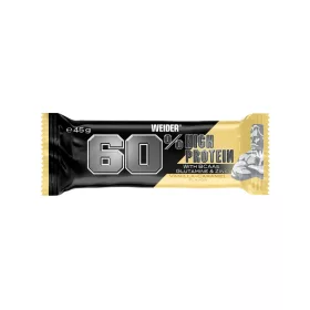   Weider 60% Protein Bar fehérje szelet - 45 g - vanília-karamell