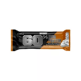   Weider 60% Protein Bar fehérje szelet - 45 g - sós mogyoró-karamell