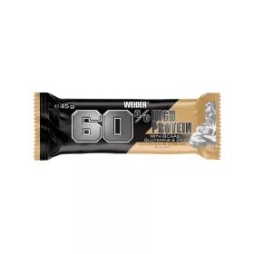  Weider 60% Protein Bar fehérje szelet - 45 g - keksz-tejszín