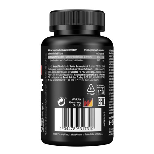 Weider Creatine HCL kreatin kapszula