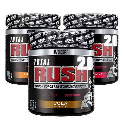Weider Total Rush 2.0 teljesítményfokozó - 375 g - vörösáfonya
