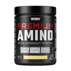   Weider Premium Amino Powder aminosav - 800 g - trópusi gyümölcs