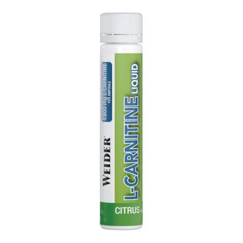 Weider L-Carnitine Liquid zsírégető folyadék – 1800 mg (20x25ml) - citrus