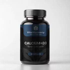 VitalHarmony Kalcium+D3 vitamin kapszula - 90 db