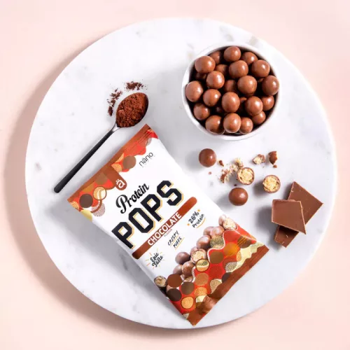 Nano Supps Protein Pops csoki golyók - 12x38g - csokoládé