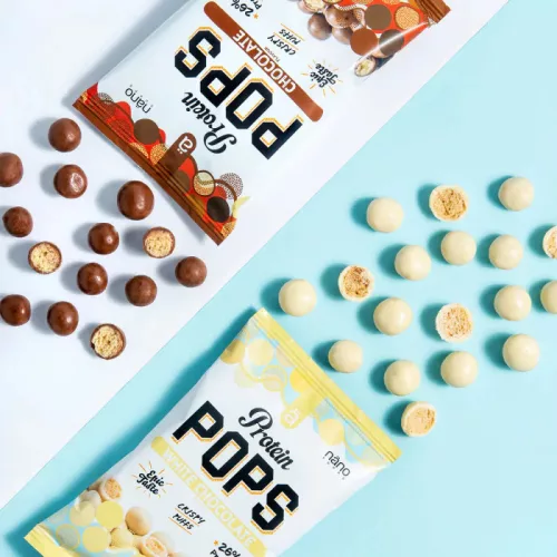 Nano Supps Protein Pops csoki golyók - 12x38g - fehércsokoládé