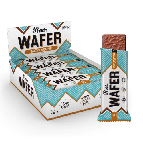 Nano Supps Protein Wafer fehérjeszelet - 40g - sós karamell