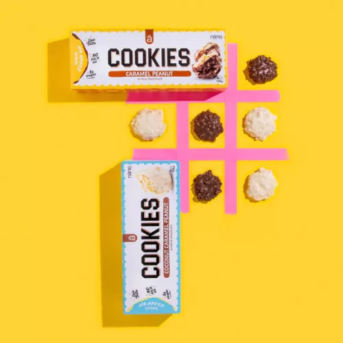 Nano Supps Protein Cookies - 128g - kókusz-karamell-mogyoró