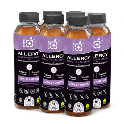 RedPower Allergy - gyógynövényes funkcionális ital - 6 x 500 ml
