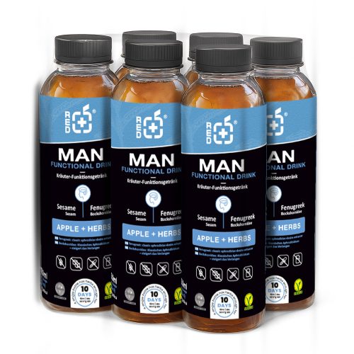 RedPower Man – gyógynövényes funkcionális ital - 6 x 500 ml