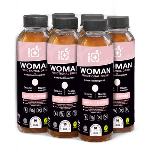 RedPower Woman– gyógynövényes funkcionális ital - 6 x 500 ml