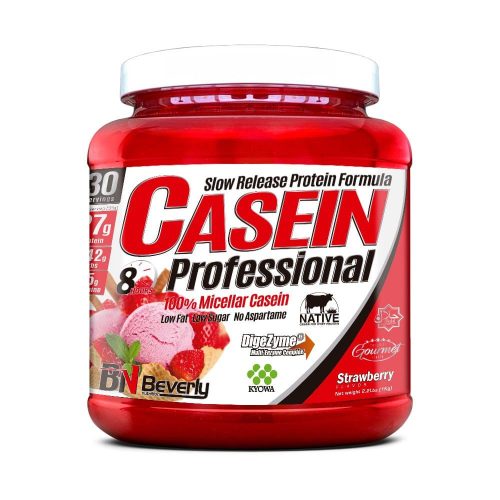 Beverly Nutrition Casein Professional kazein fehérje - eper ízben