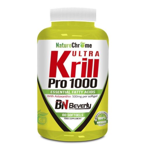 Beverly Nutrition Ultra Krill PRO 1000 100% tisztaságú krill olaj