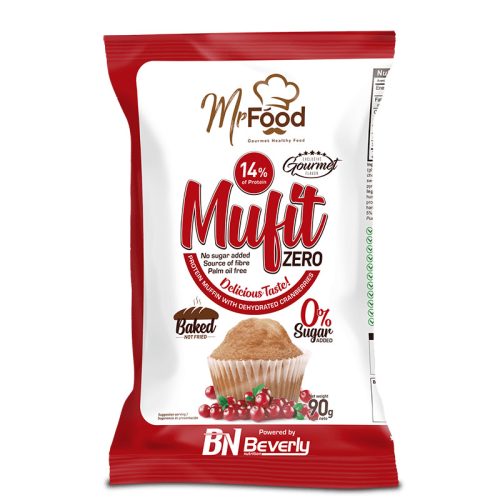 Beverly Nutrition Mufit Zero fehérje muffin - áfonya
