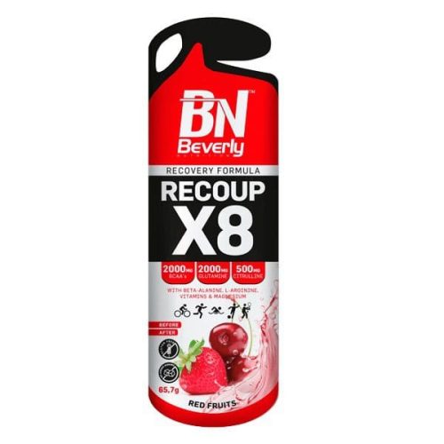 Beverly Nutrition Recoup X8 edzés utáni regeneráló gél - piros gyümölcsök