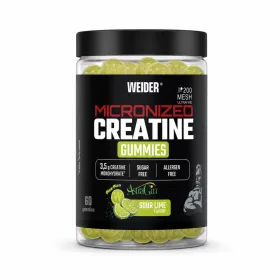   Weider Mikronizált Kreatin gumicukor - savanyú lime - 60 db