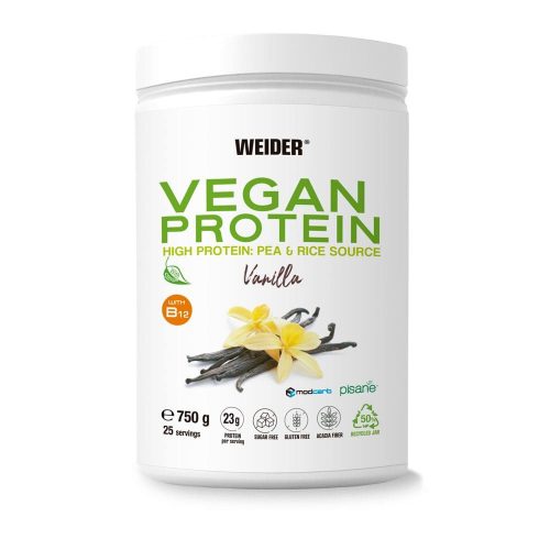 Weider Vegan Protein vegán fehérjepor - 750 g - vanília