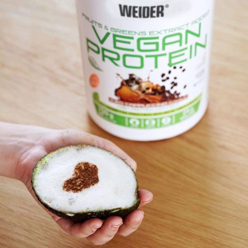 Weider Vegan Protein vegán fehérjepor - 750 g - eper