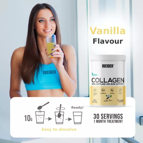 Weider Collagen kollagén vaníliás italpor - 300g