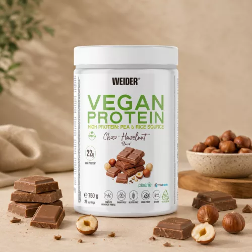 Weider Vegan Protein vegán fehérjepor - 750 g - csokis törökmogyoró