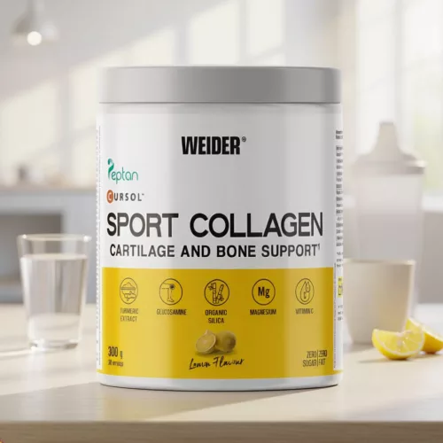 Weider Sport Collagen citrom ízű kollagén italpor kurkumával - 300 g
