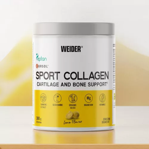 Weider Sport Collagen citrom ízű kollagén italpor kurkumával - 300 g