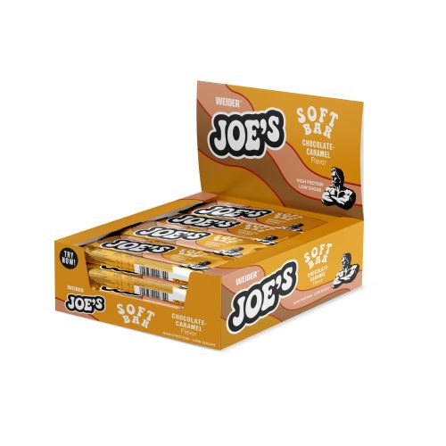 Weider Joe’s Soft Bar fehérje szelet - 12x50g - csoki-karamella