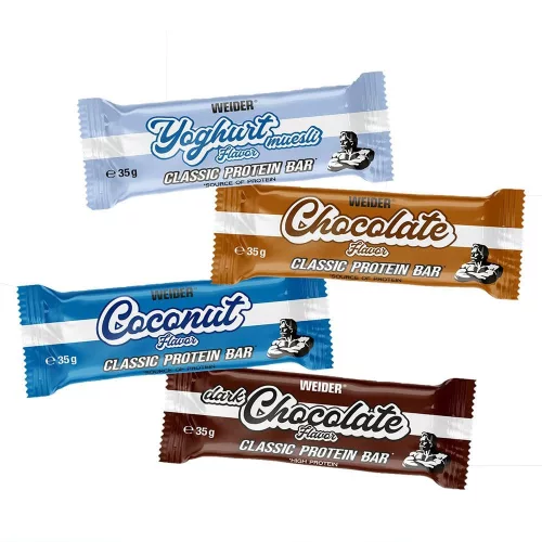 Weider Classic Bar energiaszelet - 24x35g - kókusz