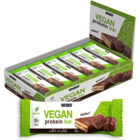   Weider Vegan Protein Wafer fehérje szelet - 12x35g - sós csokoládé