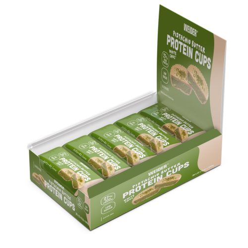 Weider Protein Pistachio Butter Cups - pisztáciakrém-fehércsoki - 20x42 g