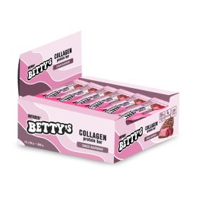   Weider Betty's Collagen Protein Bar kollagén szelet - 12x50g - csokis-málna